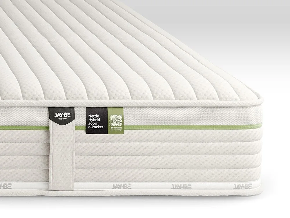 Jay-Be Jay-Be Natural All Seasons Nettle Hybrid 2000 e-Pocket Mattress in a Box