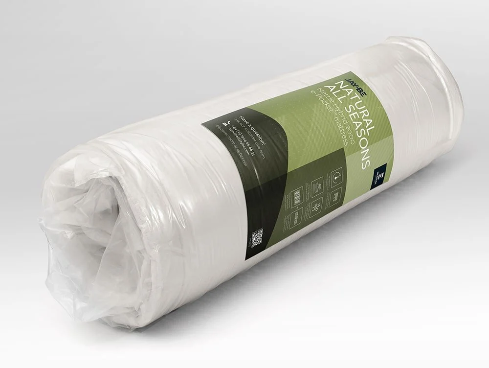 Jay-Be Jay-Be Natural All Seasons Nettle Hybrid 2000 e-Pocket Mattress in a Box