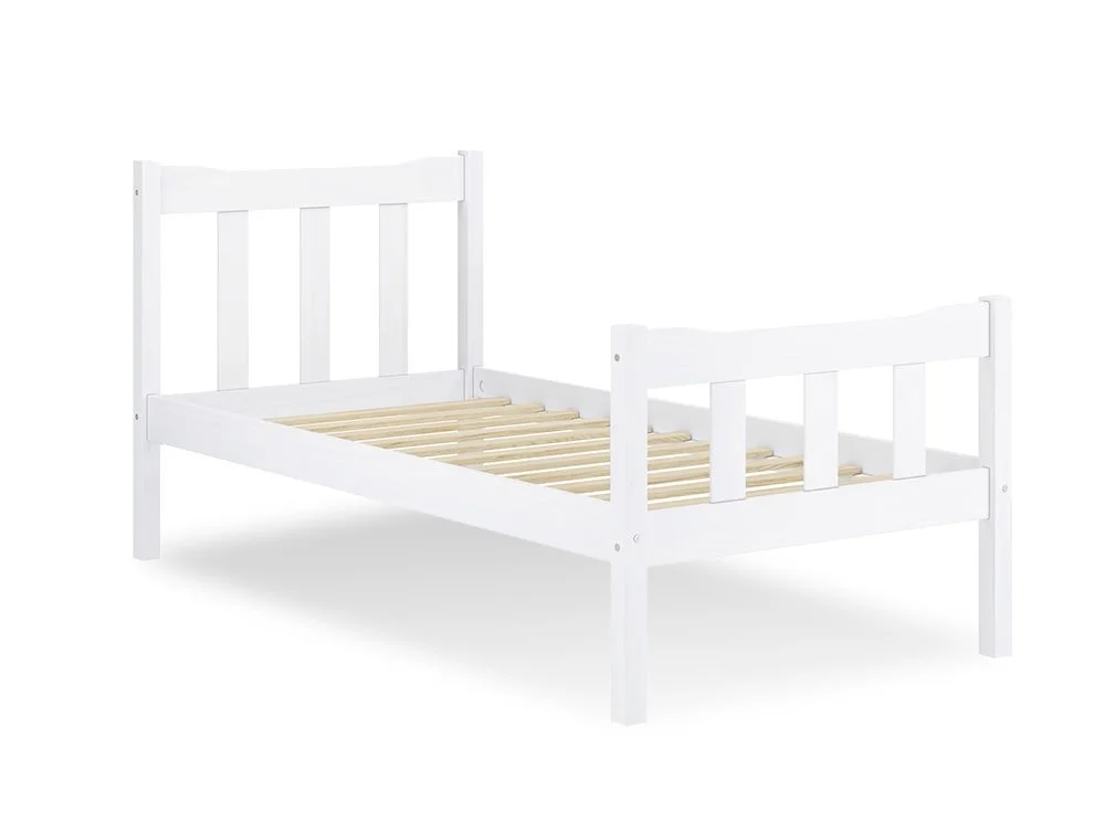 LPD LPD Havana White Wooden Bed Frame