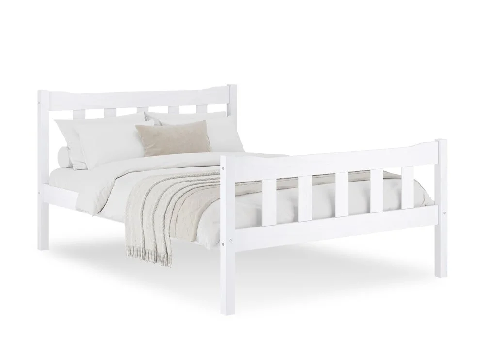 LPD LPD Havana White Wooden Bed Frame