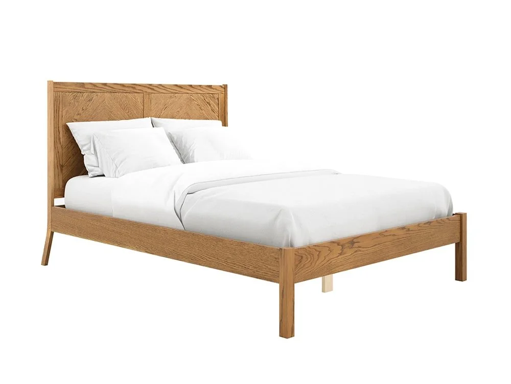 LPD LPD Palms Smoked Oak Wooden Bed Frame