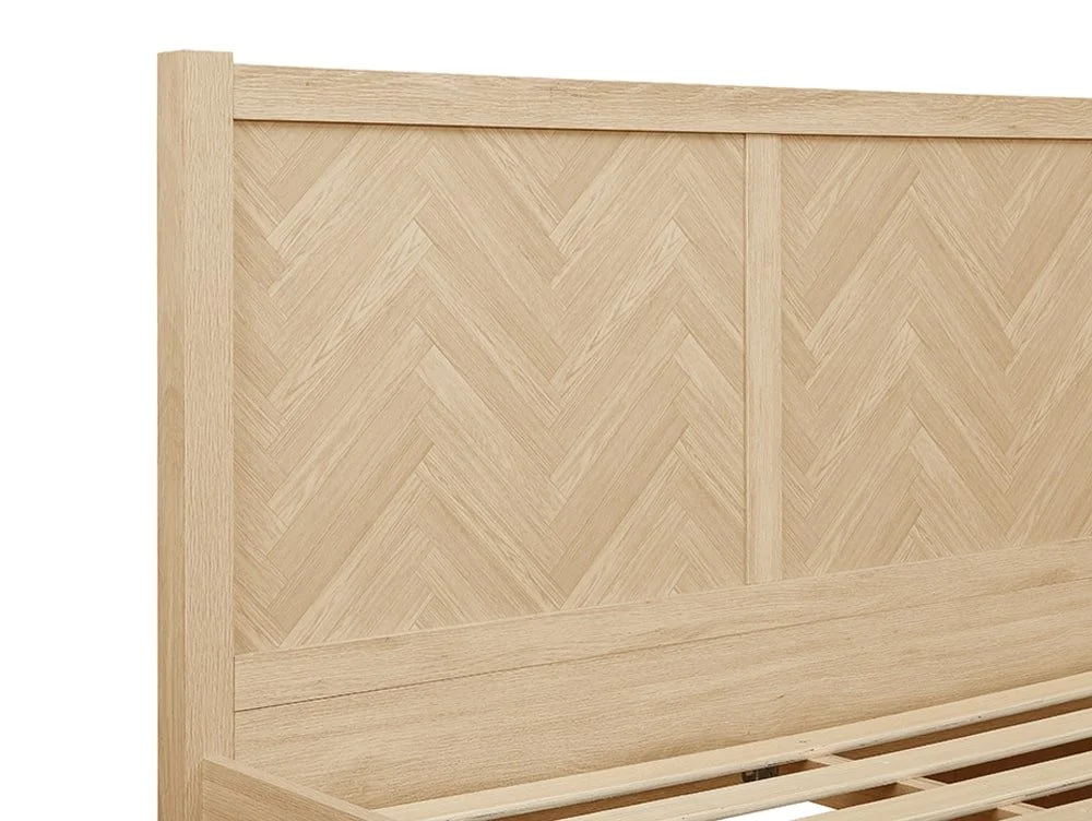 Birlea Birlea Herringford Light Oak Wooden Bed Frame