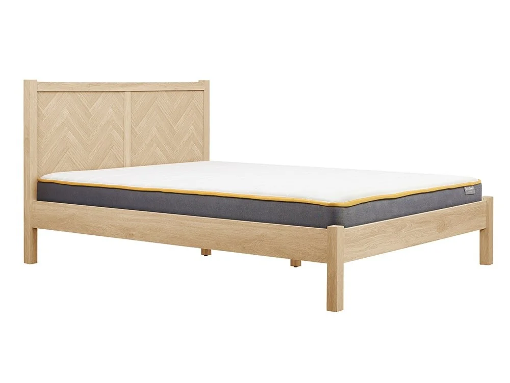 Birlea Birlea Herringford Light Oak Wooden Bed Frame