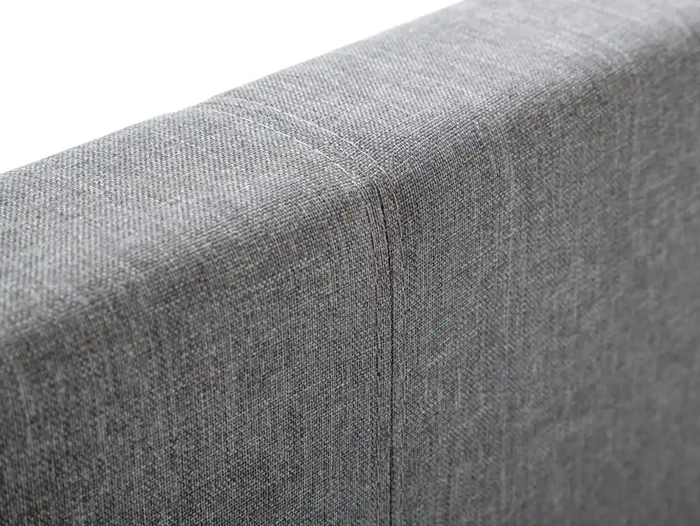 Julian Bowen Julian Bowen Rialto Grey Linen Fabric Bed Frame