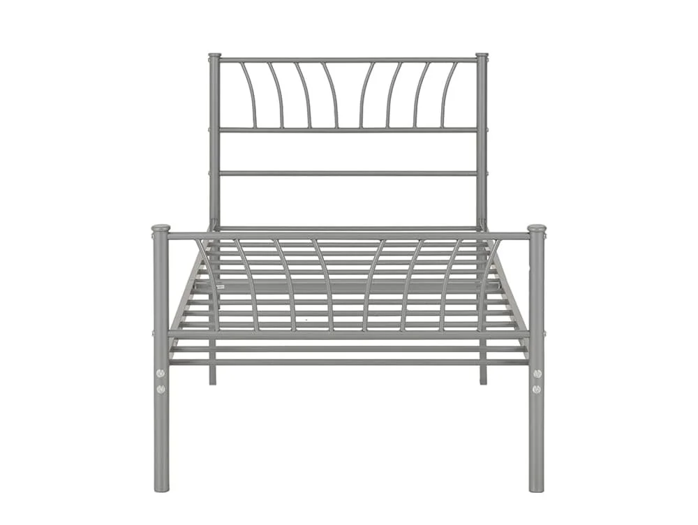 Seconique Seconique Harlow Silver Metal Bed Frame
