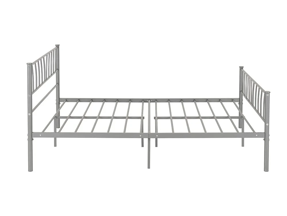 Seconique Seconique Harlow Silver Metal Bed Frame