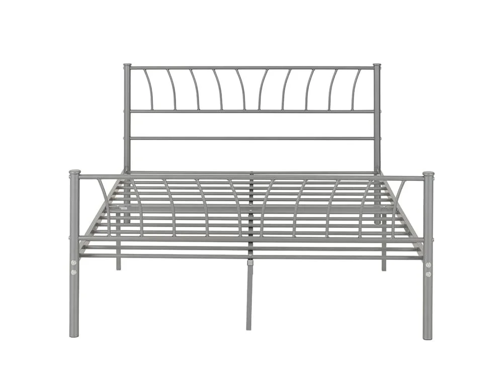 Seconique Seconique Harlow Silver Metal Bed Frame