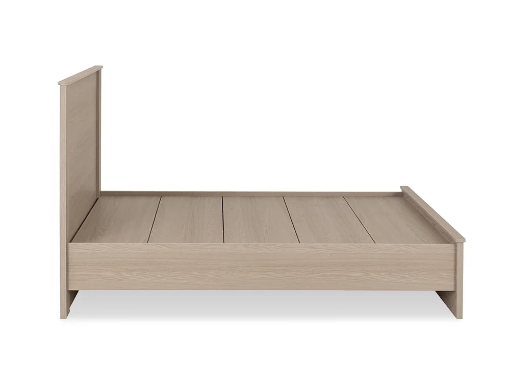Seconique Seconique Paris Smoked Ash Wooden Bed Frame