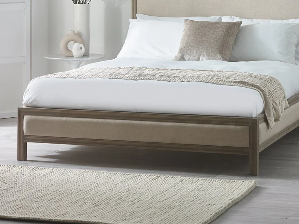 Julian Bowen Julian Bowen Lucie Ivory Fabric Bed Frame
