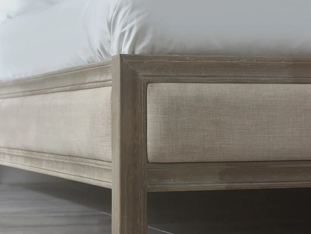 Julian Bowen Julian Bowen Lucie Ivory Fabric Bed Frame