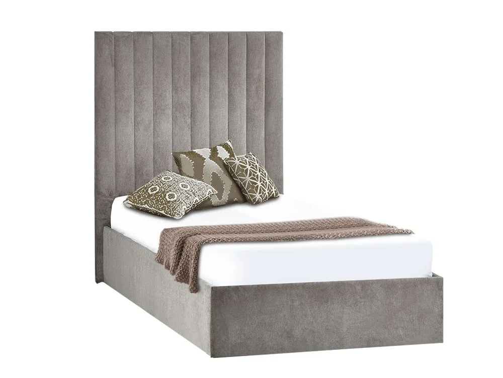 Julian Bowen Julian Bowen Eloise Grey Fabric Bed in a Box