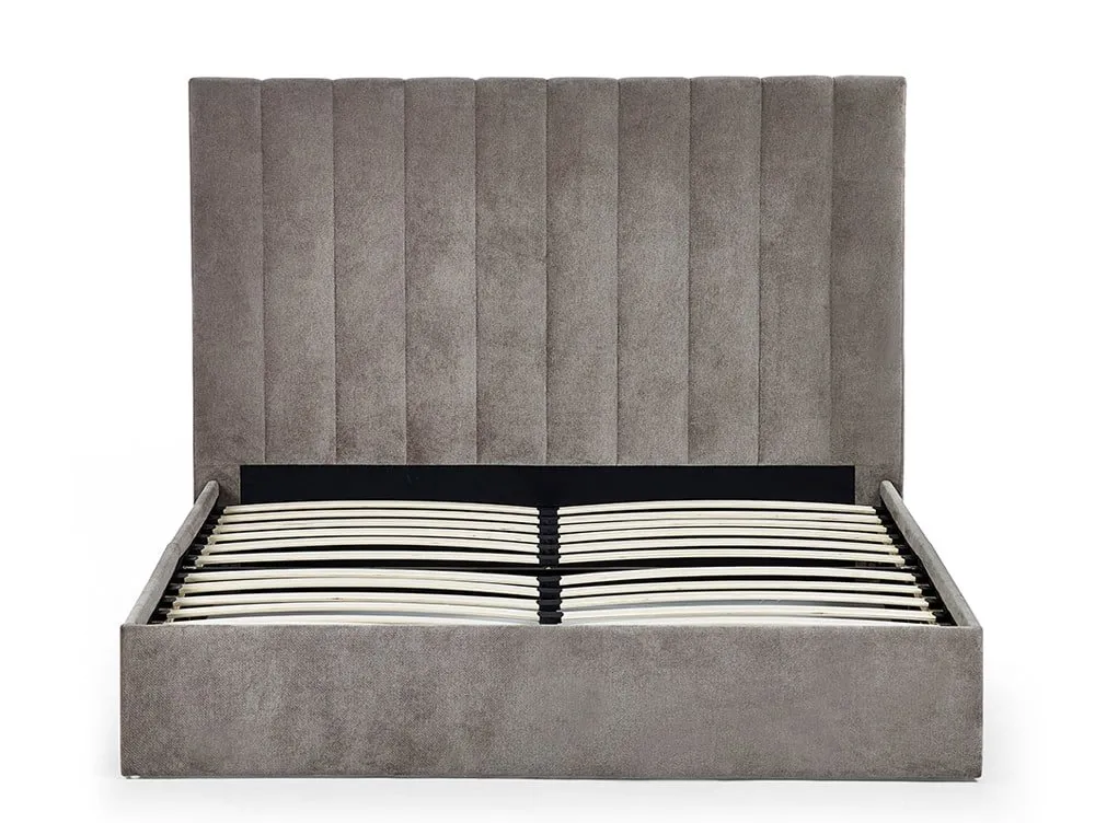 Julian Bowen Julian Bowen Eloise Grey Fabric Bed in a Box