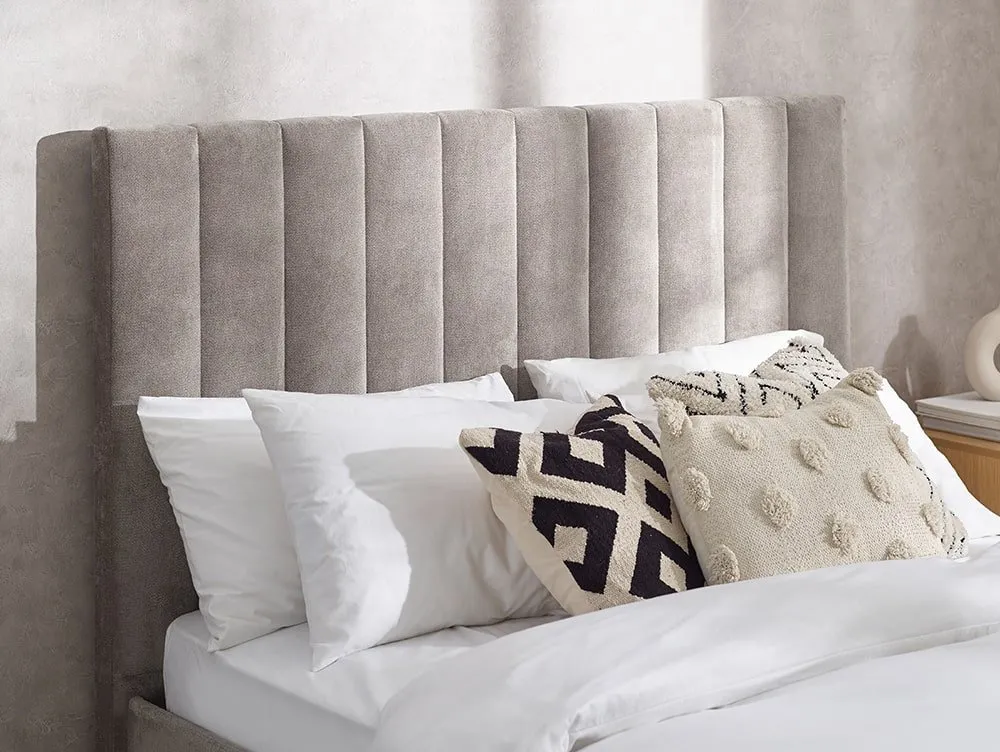 Julian Bowen Julian Bowen Eloise Grey Fabric Bed in a Box