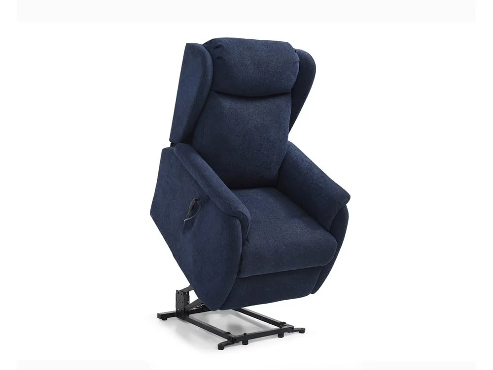 Kyoto Kyoto Fletcher Dual Motor Navy Blue Riser Recliner Chair