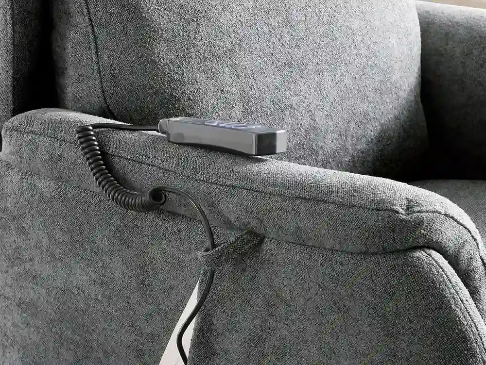 Kyoto Kyoto Fletcher Dual Motor Grey Riser Recliner Chair