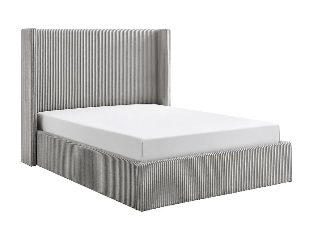 Limelight Limelight Pisces Grey Cord Ottoman Bed Frame