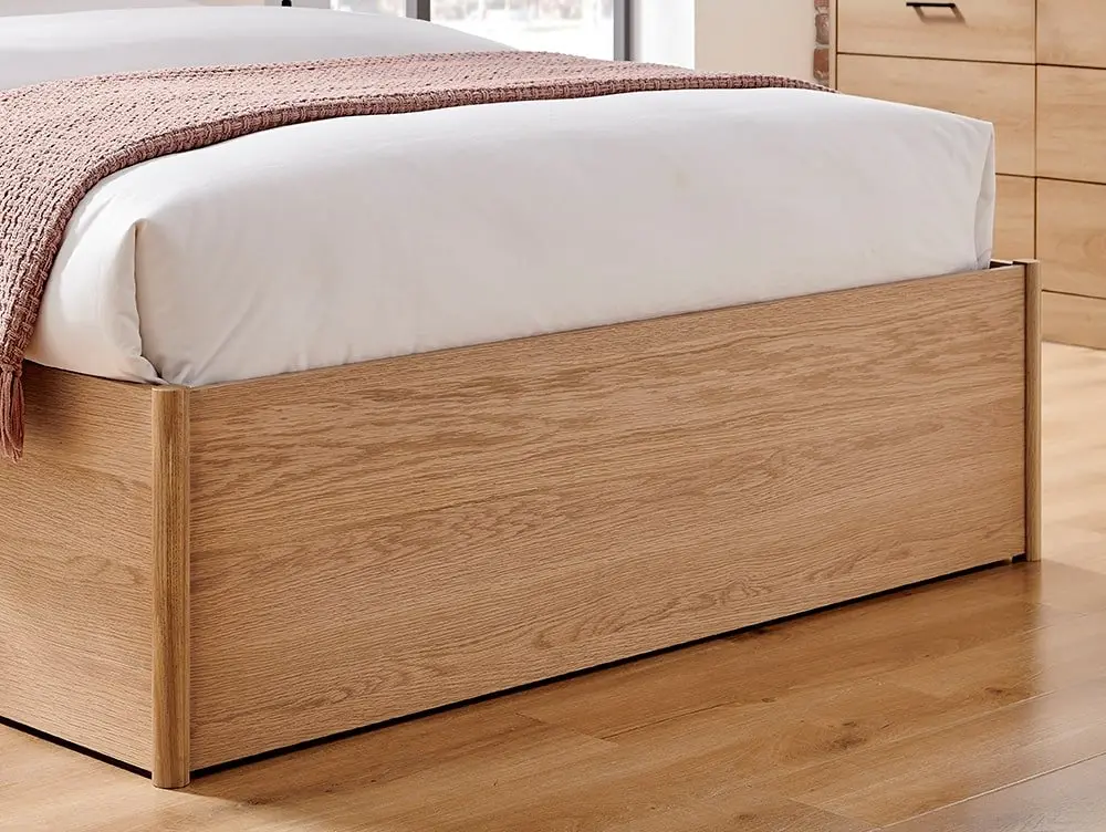 Limelight  Limelight Juno 4ft6 Double Oak Wooden Ottoman Bed Frame