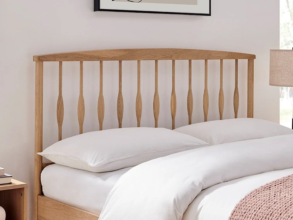 Limelight  Limelight Juno 4ft6 Double Oak Wooden Ottoman Bed Frame