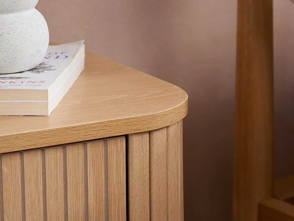 Birlea Birlea Axel Oak 1 Drawer Bedside Table