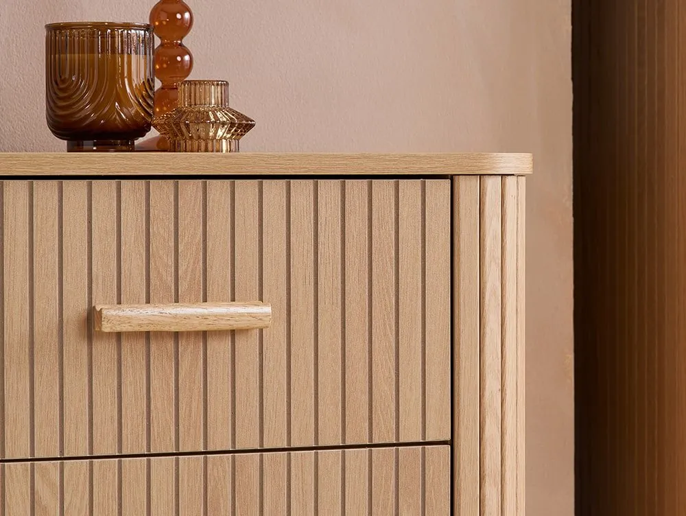 Birlea Birlea Axel Oak 3+2 Drawer Chest of Drawers