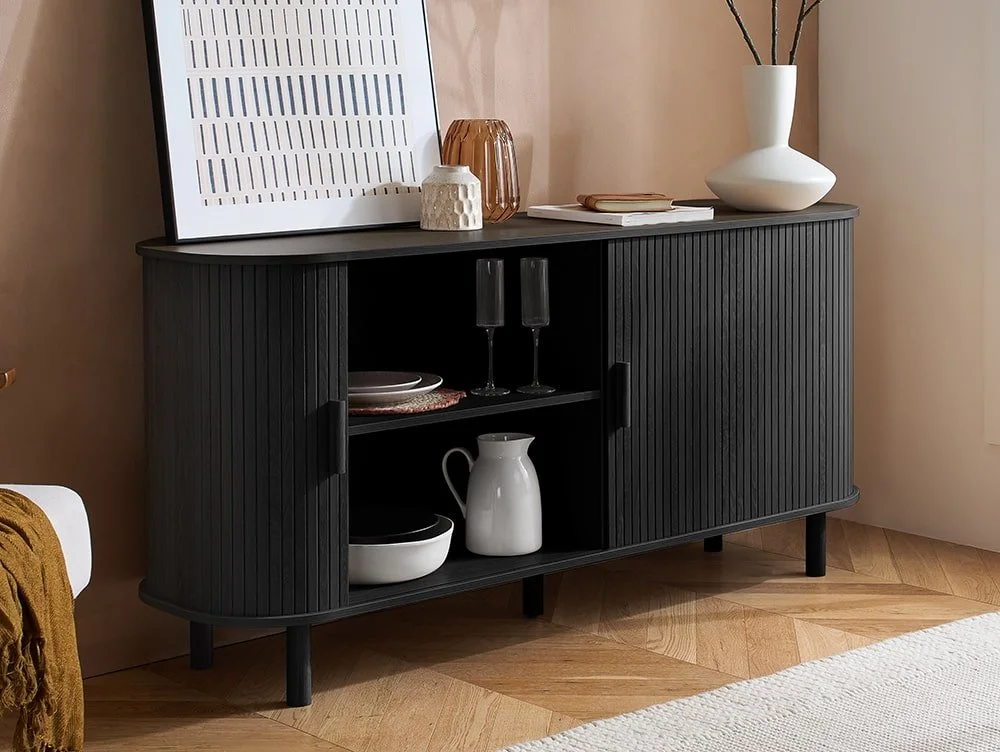 Birlea Birlea Axel Black 2 Door Sideboard