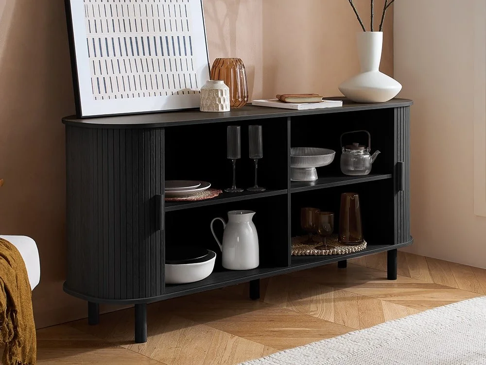 Birlea Birlea Axel Black 2 Door Sideboard