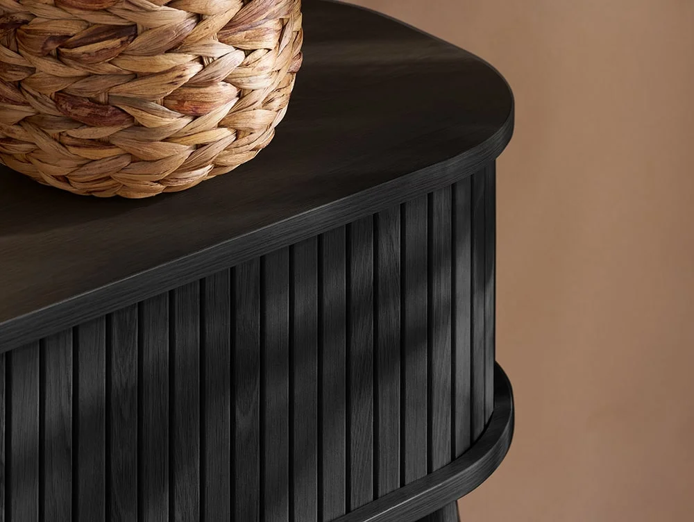 Birlea Birlea Axel Black Storage Console Table