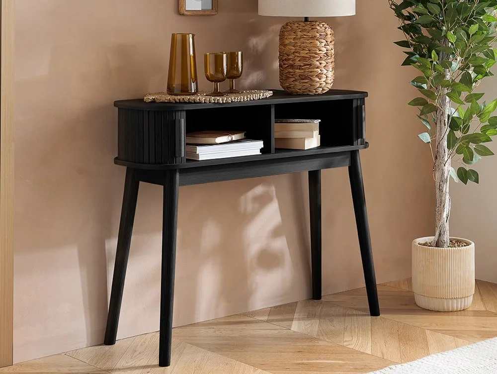 Birlea Birlea Axel Black Storage Console Table