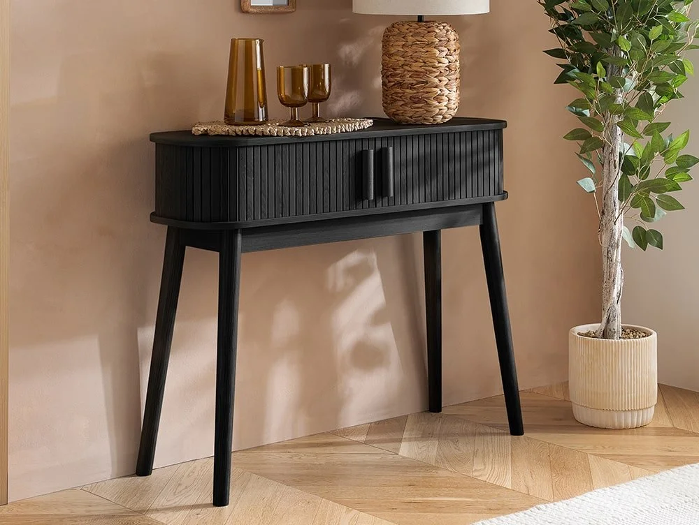 Birlea Birlea Axel Black Storage Console Table