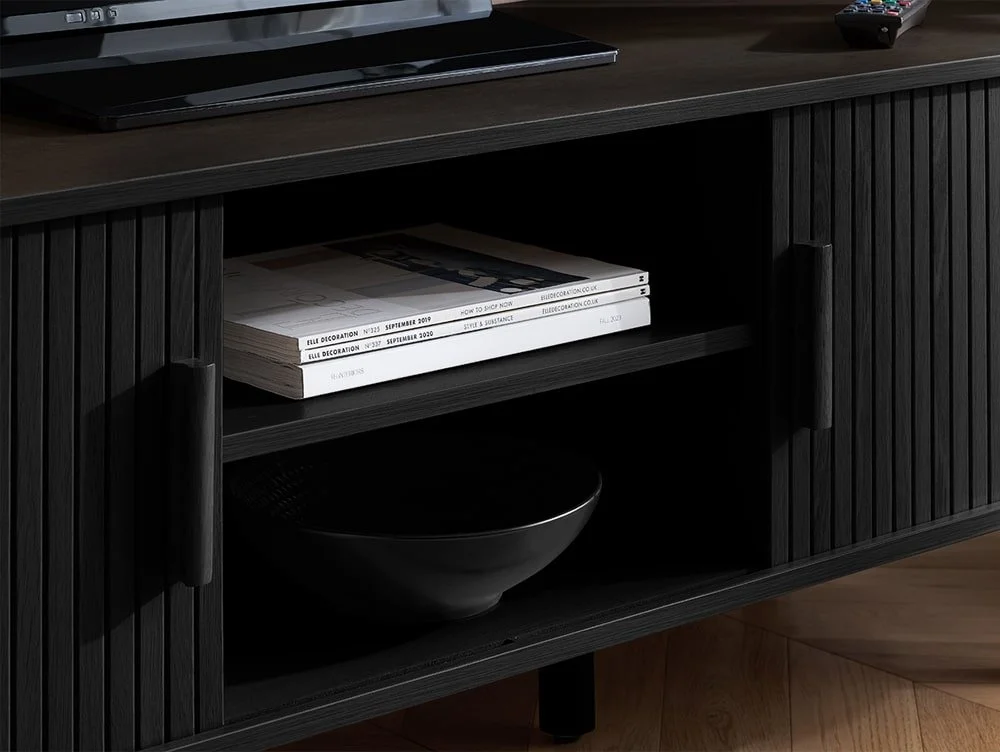 Birlea Birlea Axel Black 2 Door TV Cabinet