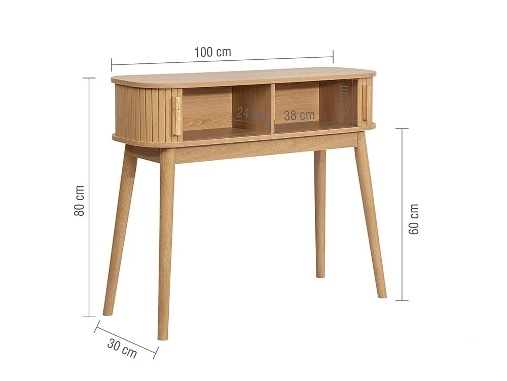 Birlea Birlea Axel Oak Storage Console Table