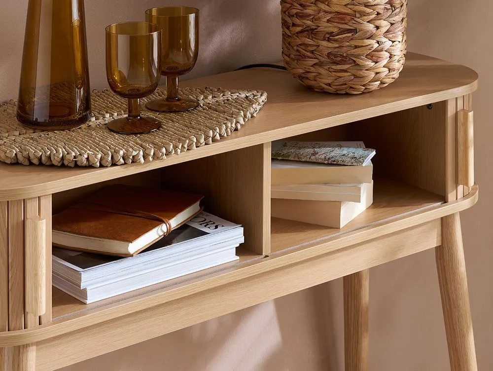Birlea Birlea Axel Oak Storage Console Table