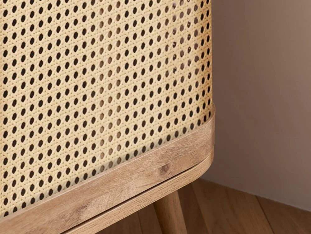 Birlea Birlea Noah Rattan and Oak 2 Door Sideboard