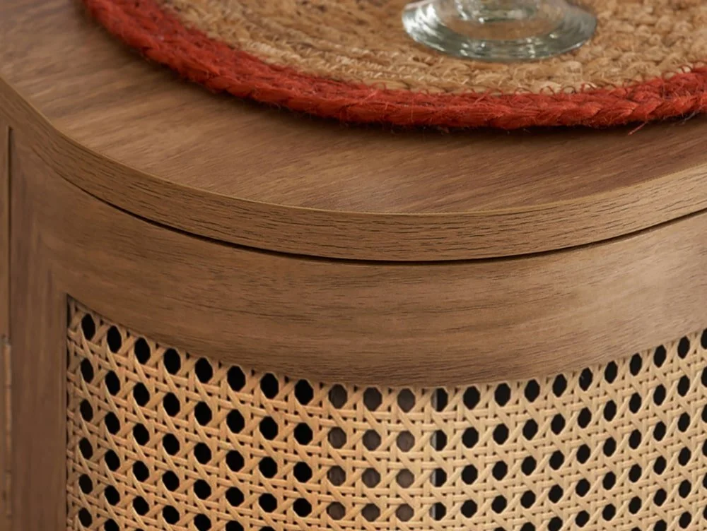 Birlea Birlea Noah Rattan and Oak 2 Door Sideboard