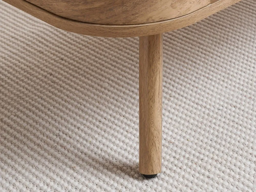 Birlea Birlea Noah Rattan and Oak Coffee Table