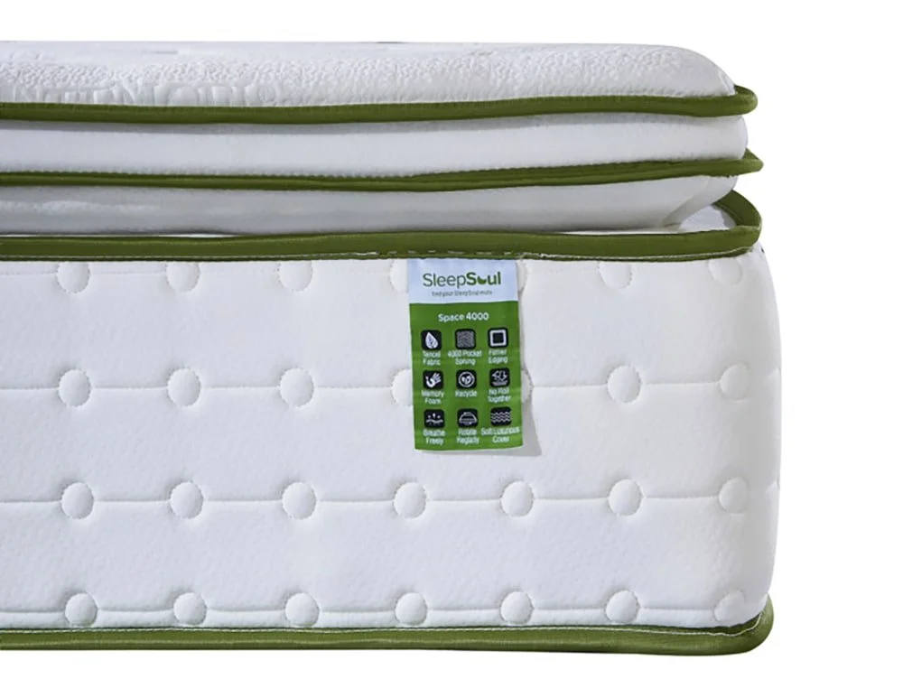 SleepSoul SleepSoul Space Ortho Memory Pocket 4000 Boxtop Mattress in a Box