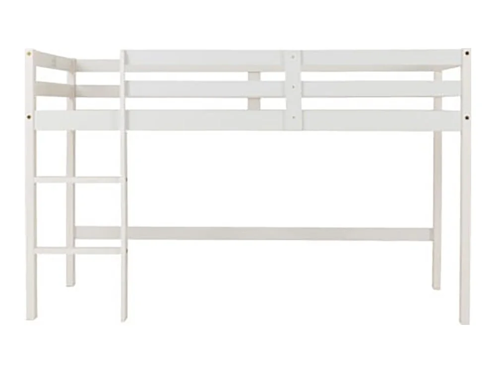 Seconique Seconique Panama White Wooden Mid Sleeper Bed Frame