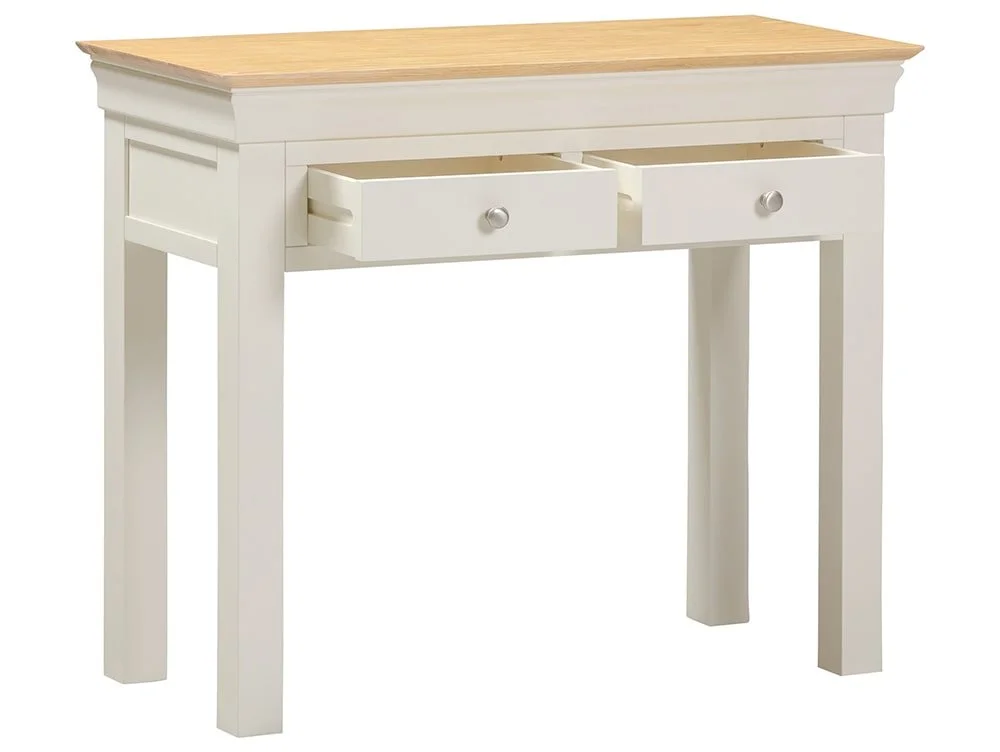 Seconique Seconique Bordeaux Ivory and Oak 2 Drawer Console Table (Assembled)