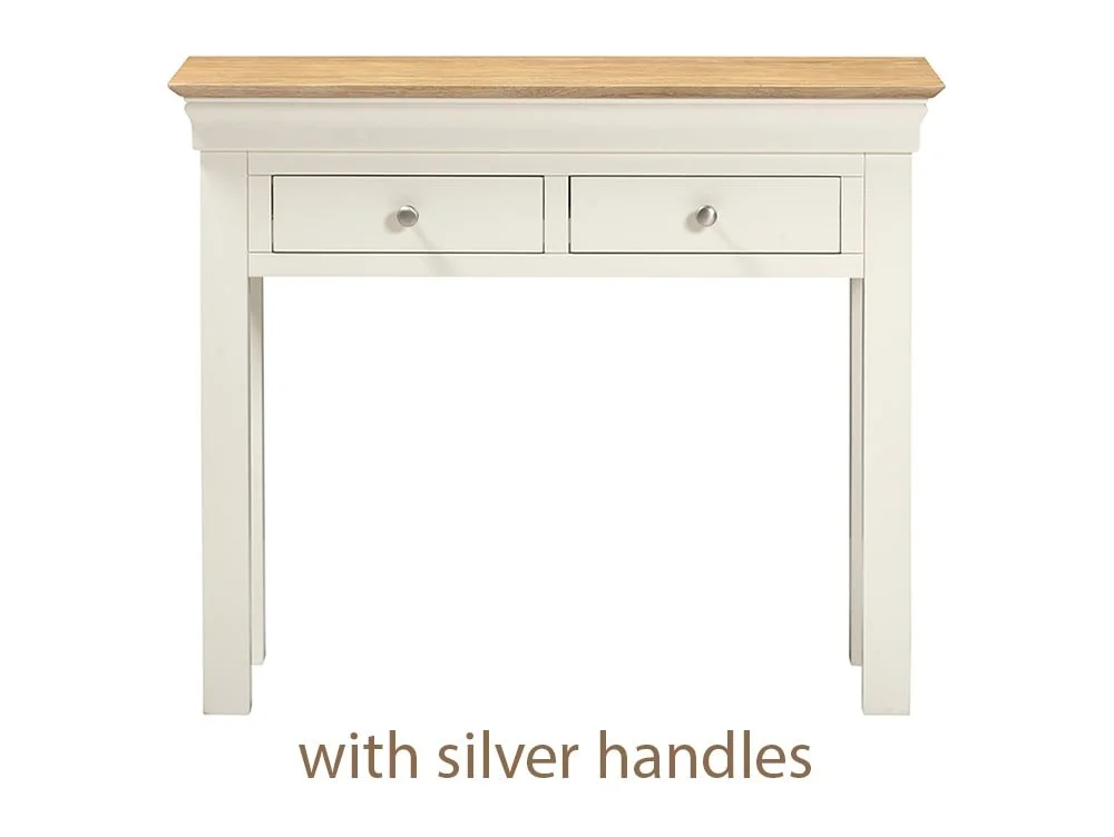 Seconique Seconique Bordeaux Ivory and Oak 2 Drawer Console Table (Assembled)