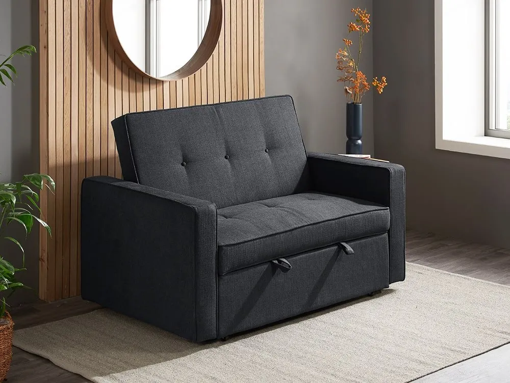 Birlea Furniture & Beds Birlea Otto Grey Fabric Sofa Bed