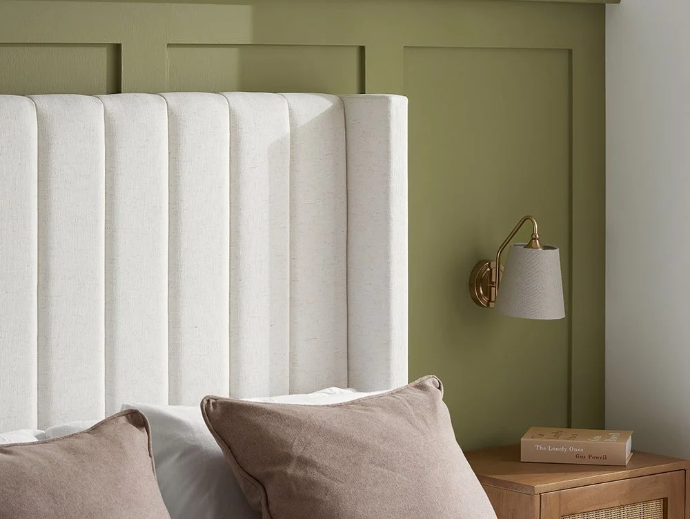 ASC ASC Melody 5ft King Size Cream Fabric Ottoman Bed Frame