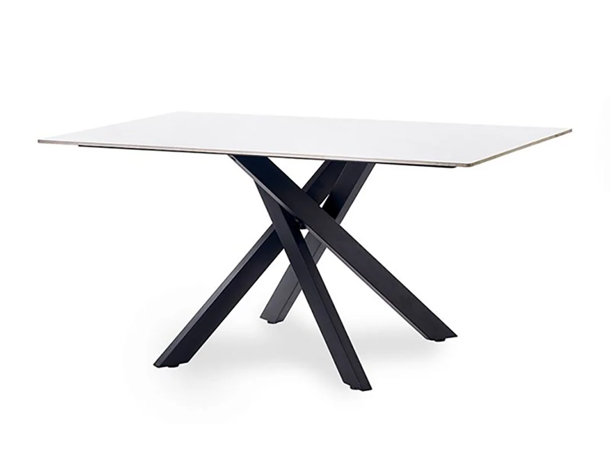Julian Bowen Julian Bowen Bradley 160cm White Marble Dining Table