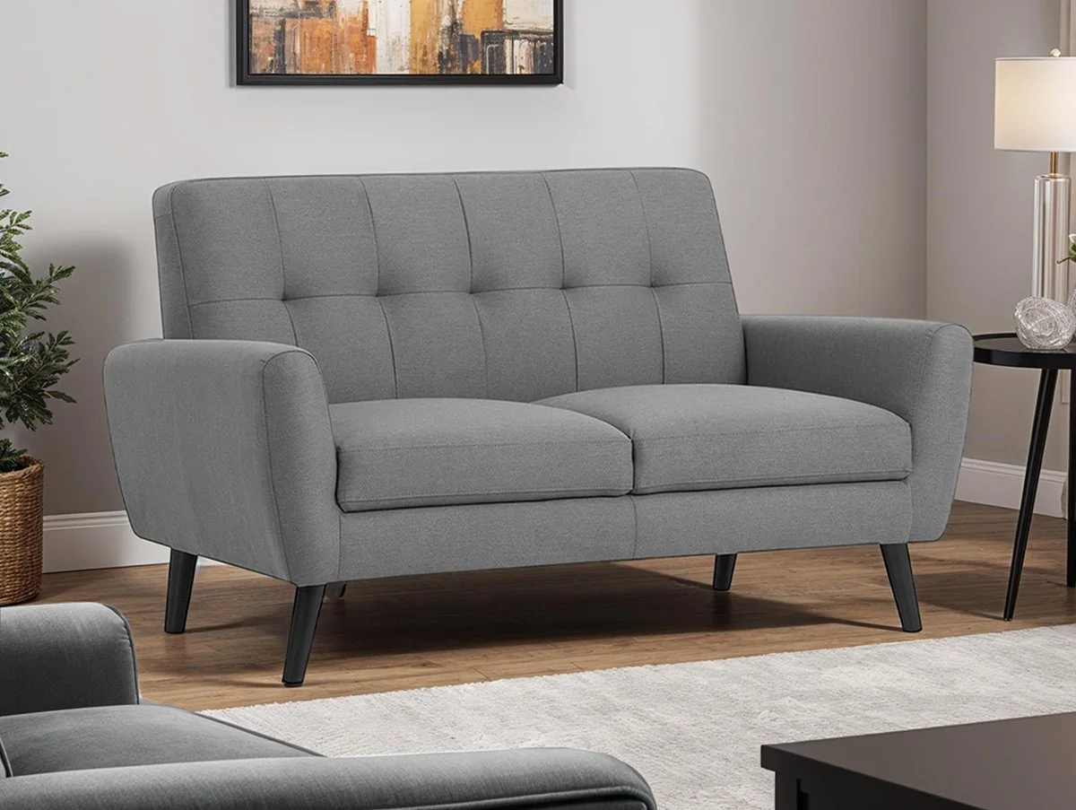 Julian Bowen Julian Bowen Monza Dove Grey 2 Seater Sofa