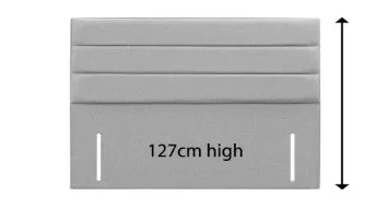 Willow & Eve Clearance - Willow & Eve 3ft Single Electric Adjustable Divan Base in Venice Silver with Arianna Floorstanding Headboard