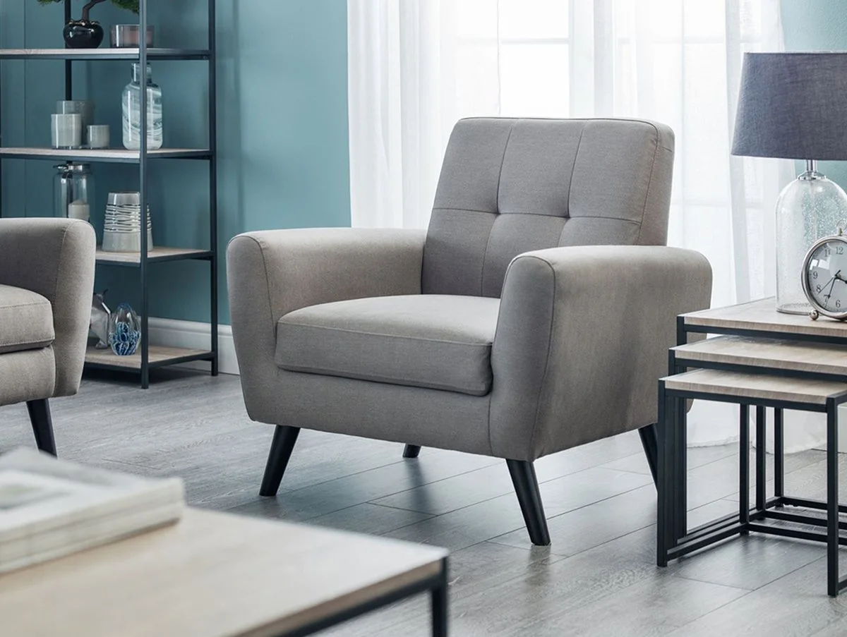 Julian Bowen Julian Bowen Monza Dove Grey Armchair