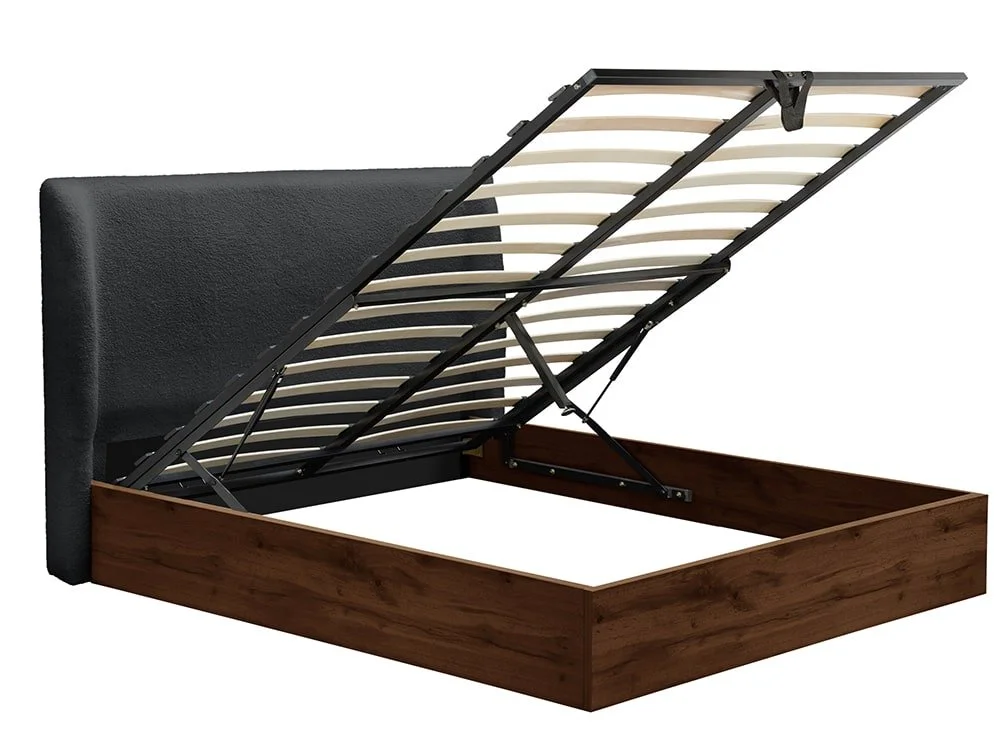 Birlea Birlea Halfden Grey Fabric Ottoman Bed Frame