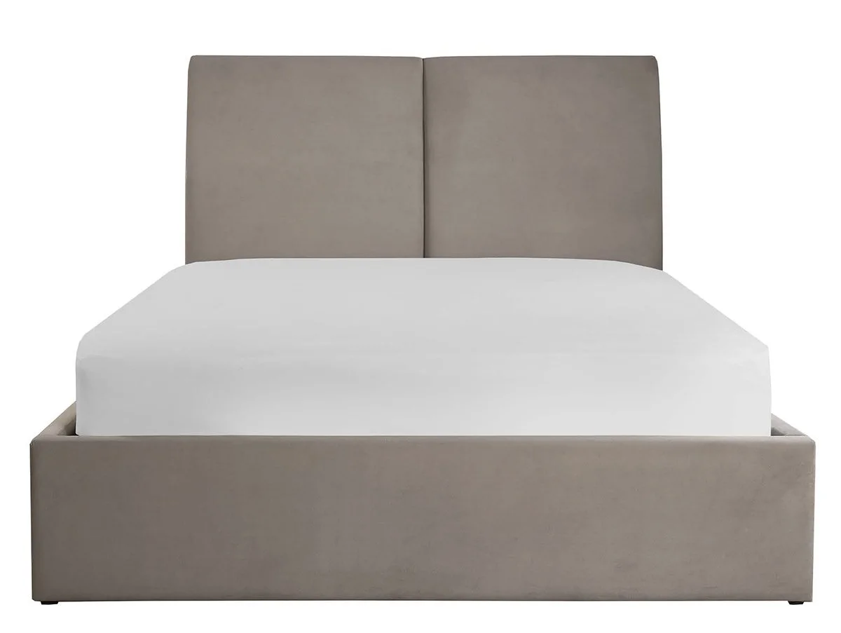 GFW GFW Montrel 5ft King Size Natural Fabric Ottoman Bed Frame