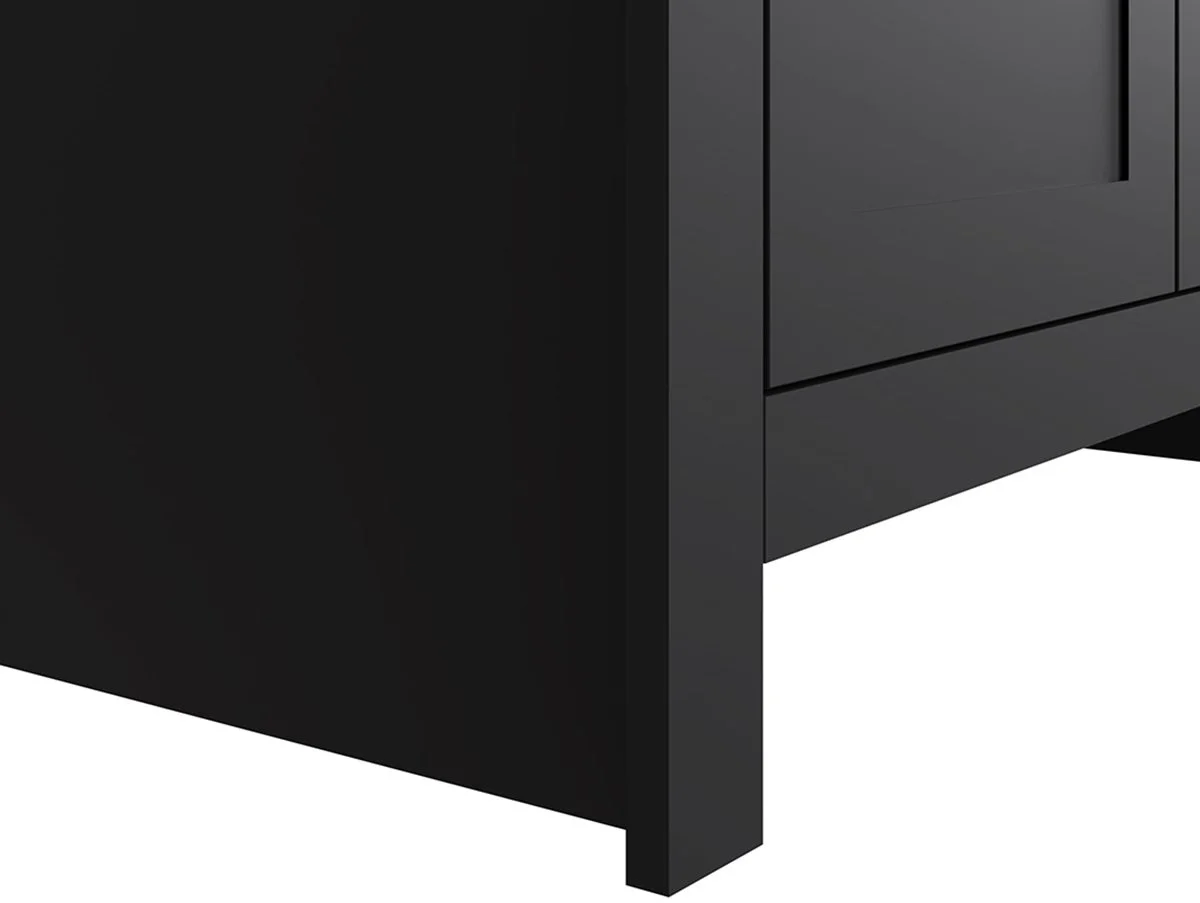 GFW GFW Lancaster Black 3 Piece Bedroom Furniture Package