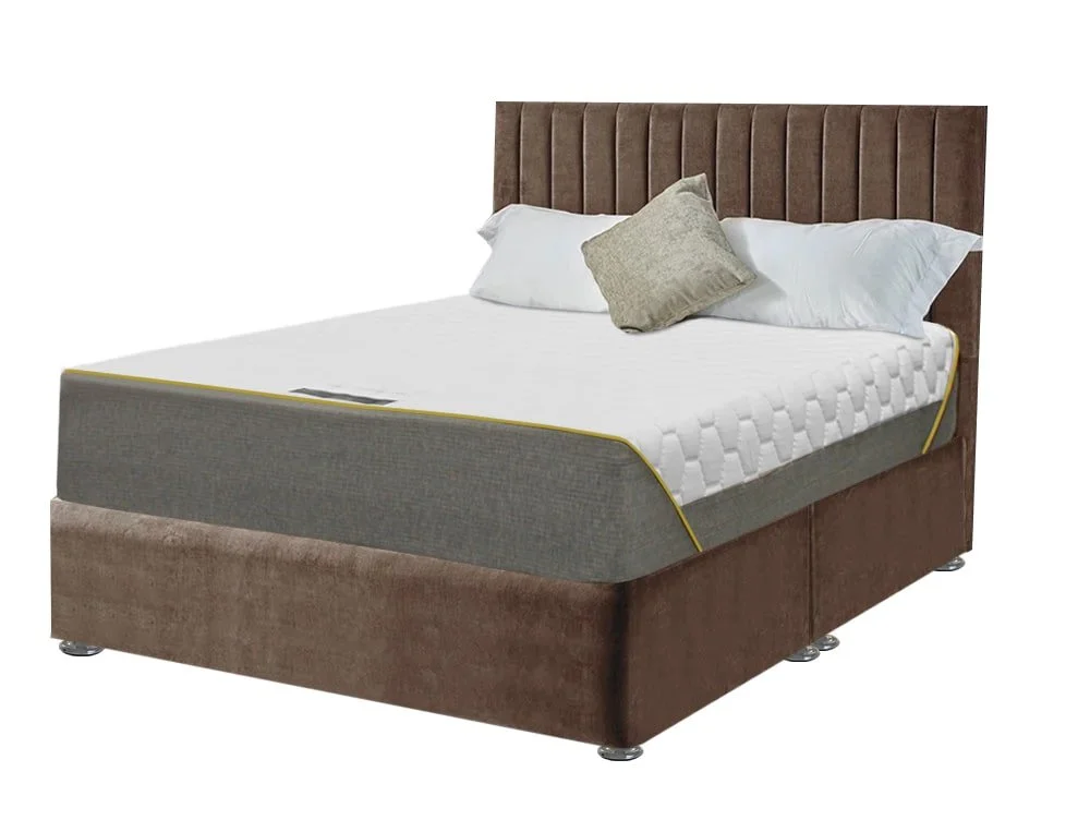 ASC ASC Amelia Memory Comfort Pocket 2000 5ft King Size Lunar Divan Bed