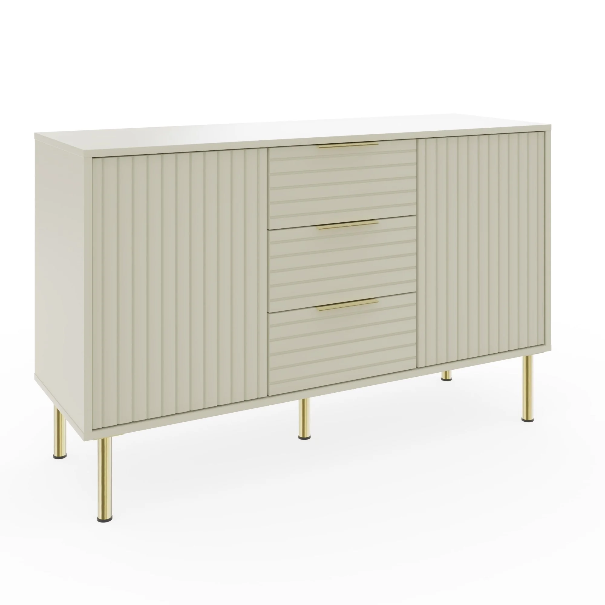 GFW GFW Nervata Ivory 2 Door 3 Drawer Sideboard